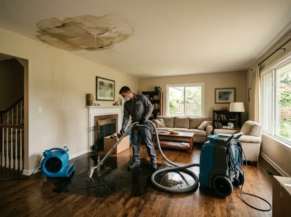 attic-pipe-burst-ceiling-drip-008 — frequently asked questions, Water Damage Restoration & Carpet Care in Bear, DE